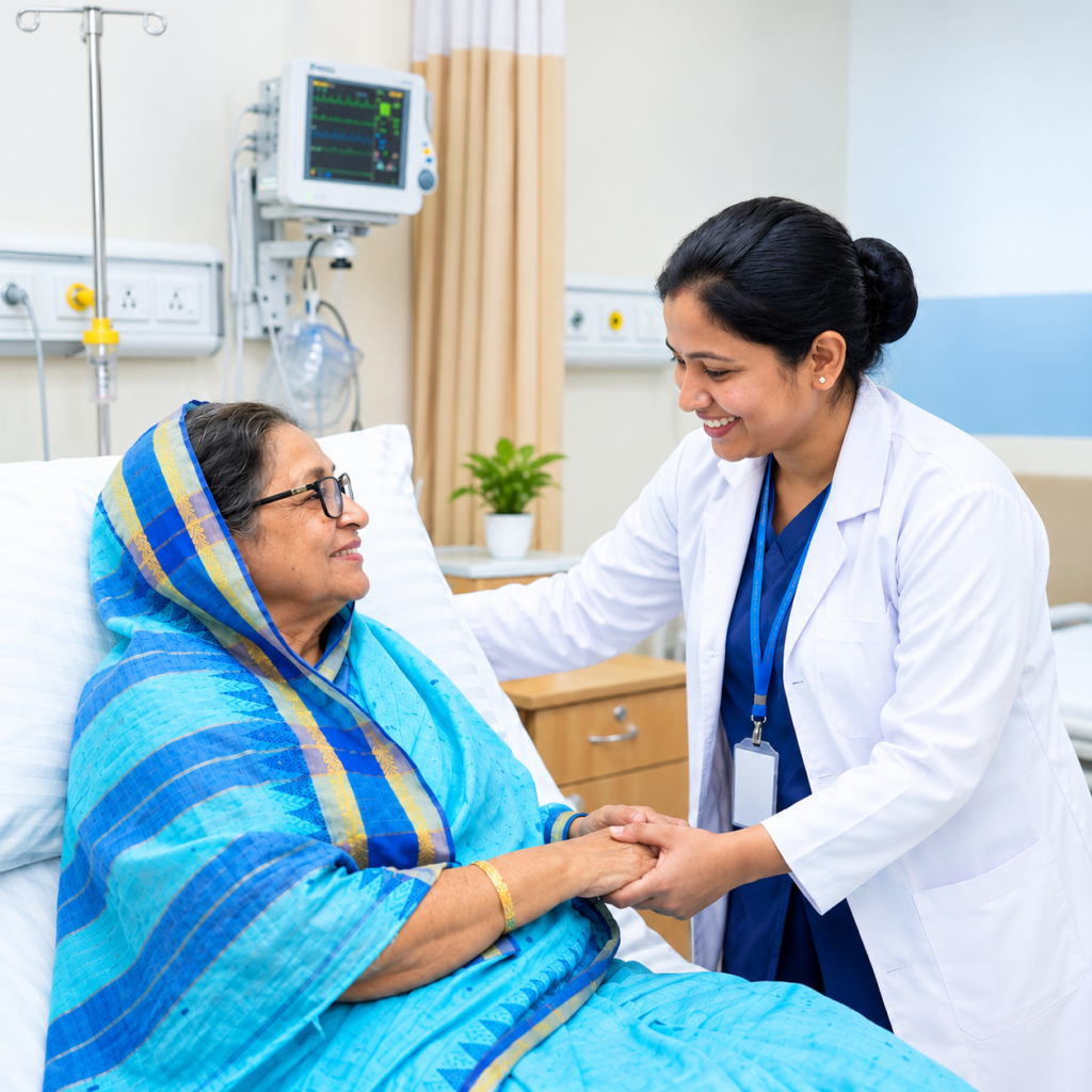 Physio Fit physiotherapist with a patient